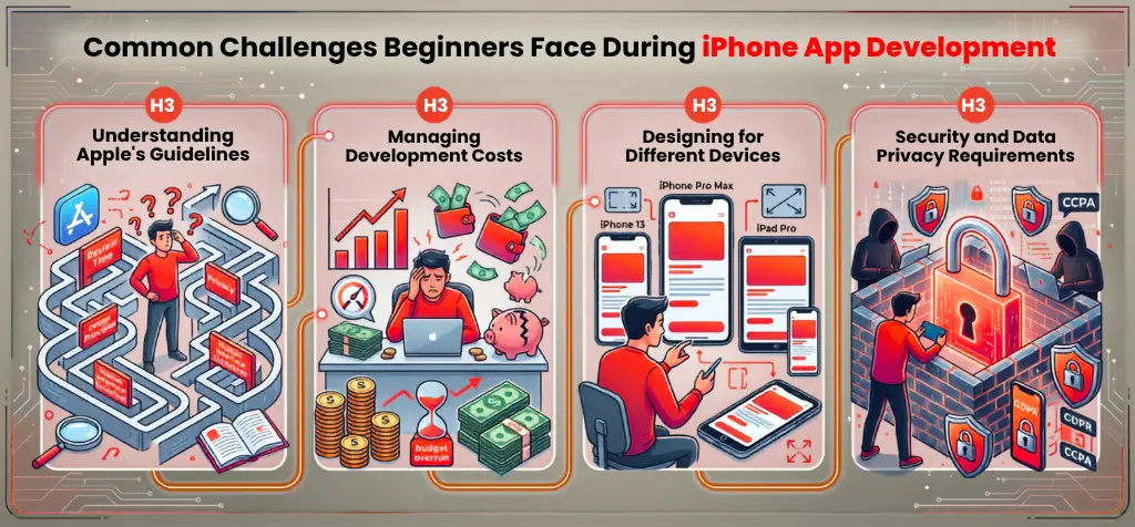 Common Challenges Beginners Face During iPhone App Development