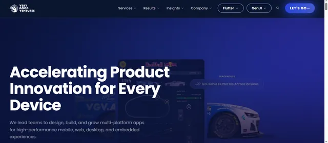 Very Good Ventures website homepage screenshot
