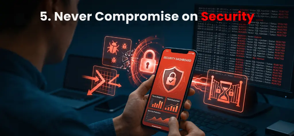 Never Compromise on Security