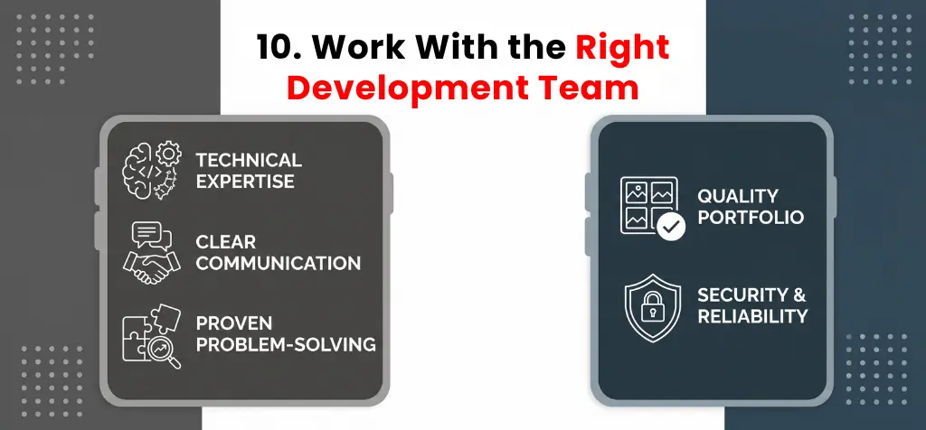 Work With the Right Development Team